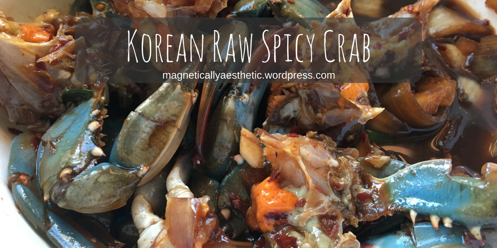 Korean Raw Spicy Crab